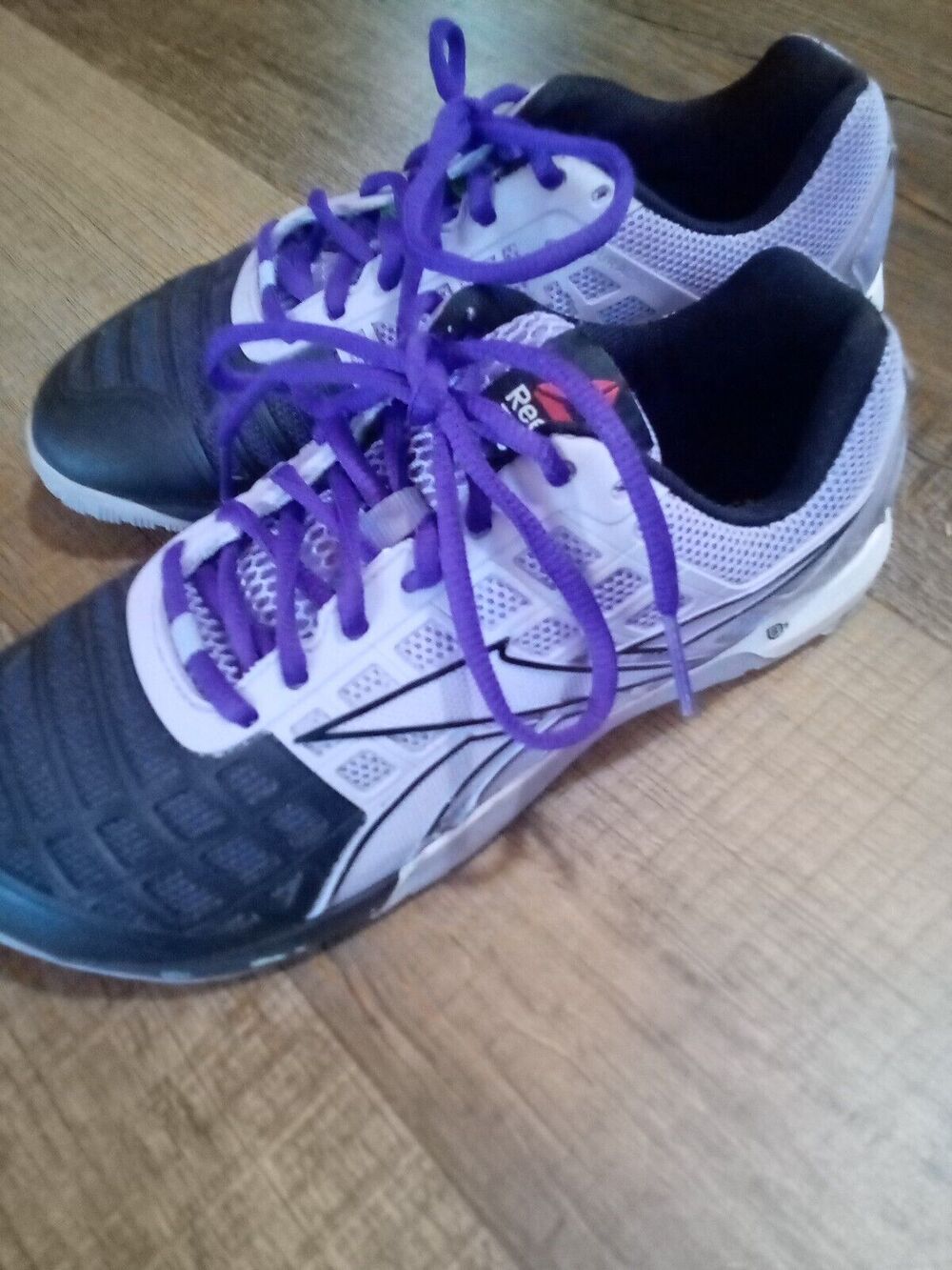 Reebok Crossfit Athletic Trainers Shoe light dark purple with black women's 8